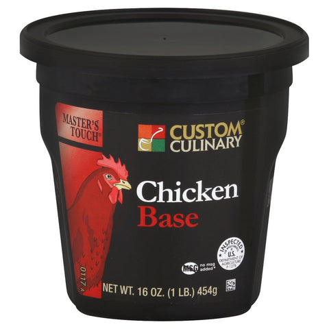 Custom Culinarys 0117 Custom Red Label Chicken Base, No Msg Added, 1 Pound -- 6 per case.