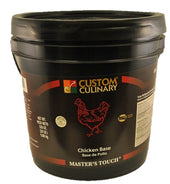 Custom Culinary Chicken Base, No Msg Added, 20 Pound Pail