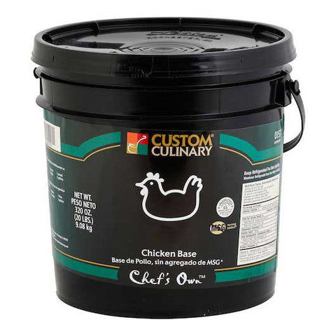 Chefs Own No Msg Chicken Base, 20 Pound