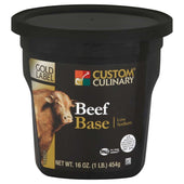 Custom Culinary Gold Label Roasted Beef Base, 1 Pound -- 6 per case.