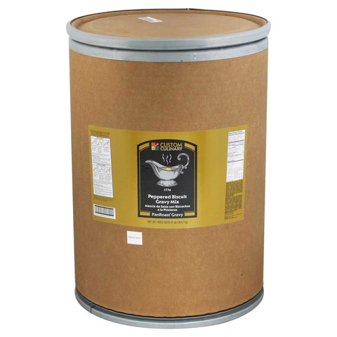 Custom Culinary PanRoast Peppered Biscuit Gravy Mix, 41 Pound.