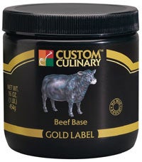 Custom Culinary Gold Label Beef Base, 20 Pound.