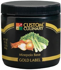 Custom Culinary Gold Label Mirepoix Base, 20 Pound.