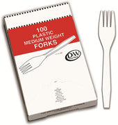 D and W Fine Pack White Boxed Fork -- 1000 per case.