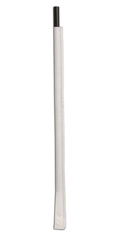 D and W Fine Pack Polypropylene Ebony Jumbo Wrapped Straw, 7 3/4 inch -- 5000 per case.