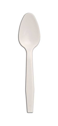 D and W Fine Pack Senate White Teaspoon -- 1000 per case