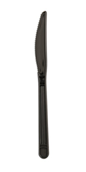 D and W Fine Pack Knife, Heavyweight Plastic Ebony Forum Bulk -- 1000 per case.