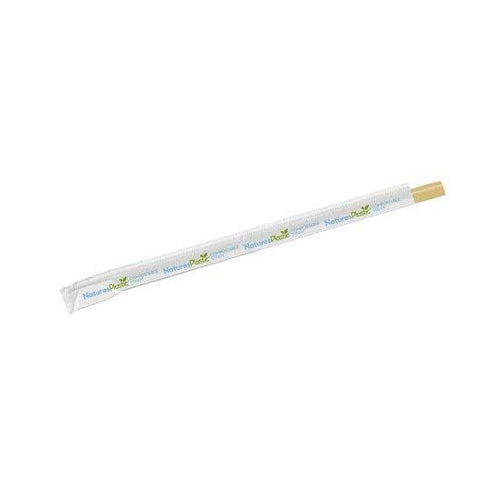 D and W Fine Pack Tall Giant Wrapped Straw -- 1200 per case