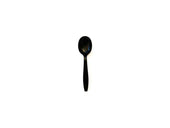 Advantage Heavy Weight Polypropylene Black Soup Spoon -- 1000 per case