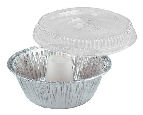 D and W Fine Pack Angel Food Aluminum Pan and Dome Lid -- 100 per case.