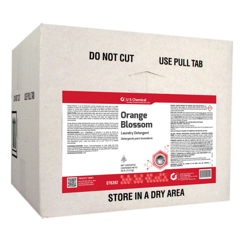 US Chemical Deluxe Orange Blossom Scented Laundry Detergent Powder, 25 Pound.