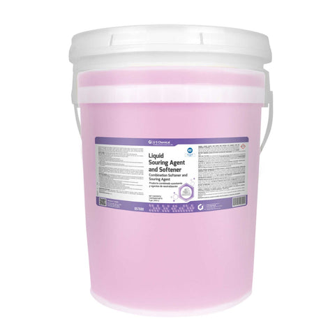 US Chemical Souring Agent and Softener Laundry Detergent Liquid, 5 Gallon.