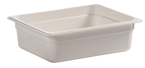 Camwear Half Size Food Pan, White, 6.3 Quart -- 6 per case