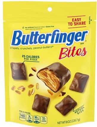 Nestle Butterfinger Bites - Stand Up Bag, 8 Ounce -- 12 per case