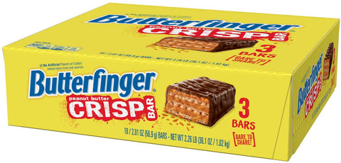 Nestle Butterfinger Crisp - Share Pack, 2.01 Ounce -- 144 per case.
