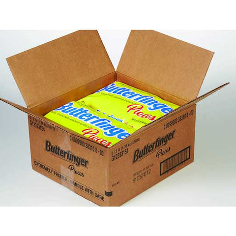 Nestle Butterfinger Pieces Candy - Bag, 3 Pound -- 6 per case.