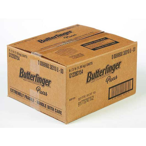 Nestle Butterfinger Pieces Candy - Bag, 3 Pound -- 6 per case.