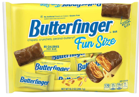 Butterfinger Fun Size Candy Bar -- 12 per case