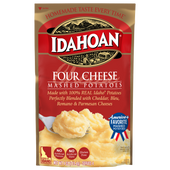 Idahoan Four Cheese Mashed Potatoes, 4 oz Pouch