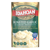 Idahoan Roasted Garlic Mashed Potatoes, 4 oz Pouch