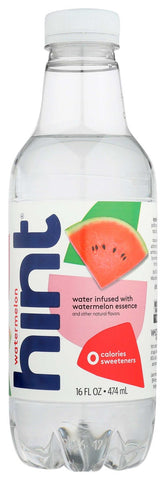 Hint Watermelon Essence Water, 16 Ounce -- 12 per case.