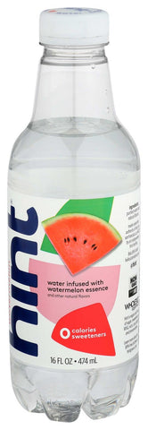 Hint Watermelon Essence Water, 16 Ounce -- 12 per case.