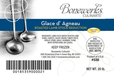 Bonewerks Culinarte Glace D Agneau Base, 5 Pound -- 4 per case.