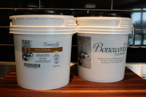Bonewerks Culinarte Glace de Poulet Roasted Chicken Base, 16 Pound.