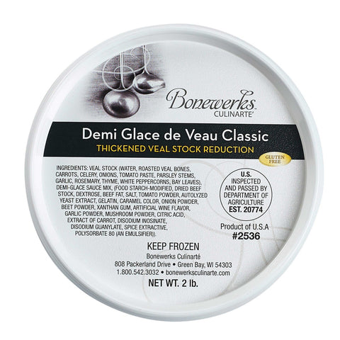 Bonewerks Culinarte Demi Glace de Veau Classic, 2 Pound -- 6 per case.