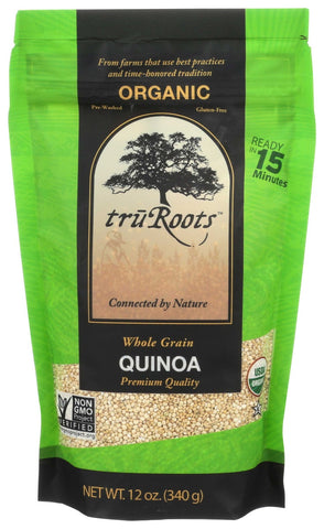 Truroots Organic Quinoa, 12 Ounce -- 6 per case.
