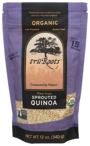 Truroots Organic Sprouted Quinoa, 12 Ounce -- 6 per case.