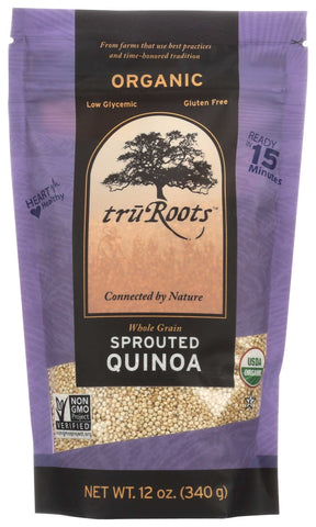 Truroots Organic Sprouted Quinoa, 12 Ounce -- 6 per case.