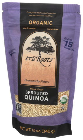 Truroots Organic Sprouted Quinoa, 12 Ounce -- 6 per case.