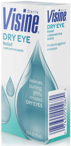 Visine Dry Eye Relief, 0.5 Fluid Ounce -- 36 per case