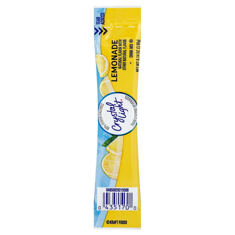 Crystal Light On The Go Lemonade Beverage, 0.14 Ounce -- 120 per case.
