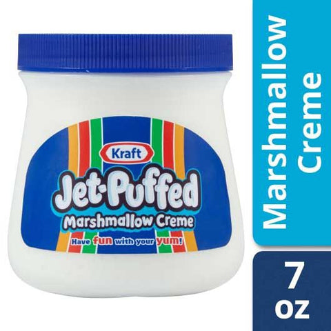 Jet-Puffed Marshmallow Creme - 7 oz. jar, 12 per case