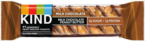 Kind Snacks Milk Chocolate Peanut Butter Bar, 1.4 Ounce -- 72 per case