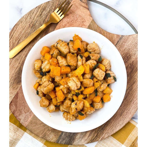 Taste Republic Pre-Cooked Individual Quick Frozen Cauliflower Gnocchi, 20 Pound