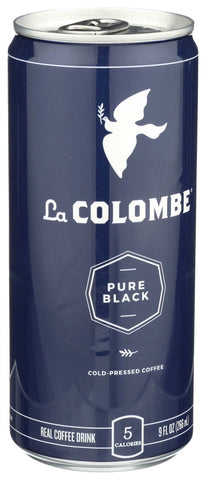 La Colombe Pure Black Cold Pressed Coffee, 9 Fluid Ounce -- 12 per case
