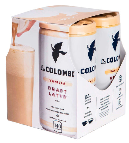 La Colombe Natural Vanilla Draft Latte, 9 Fluid Ounce -- 16 per case