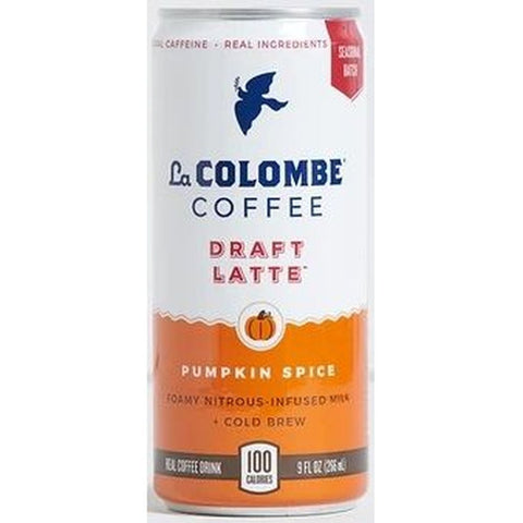 La Colombe Draft Latte Pumpkin Spice Oatmilk, 9 Fluid Ounce -- 12 per case
