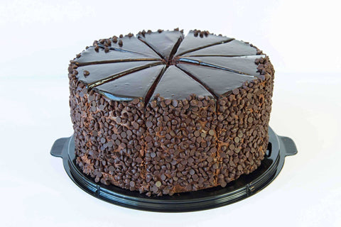 Mikes Pies BTYM 3 Layer Chocolate Cake - 10 Cut, 7.5 Pound -- 2 per case.