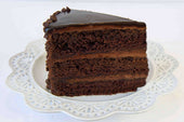 Mikes Pies BTYM 3 Layer Chocolate Cake - 10 Cut, 7.5 Pound -- 2 per case.