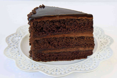 Mikes Pies BTYM 3 Layer Chocolate Cake - 10 Cut, 7.5 Pound -- 2 per case.