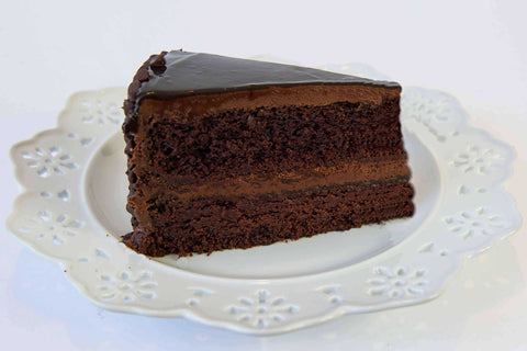 Mikes Pies BTYM 2 Layer Chocolate Cake - 12 Cut, 4.8 Pound -- 2 per case.