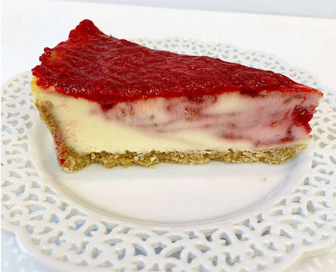 Mikes Pies 12 Cut Raspberry Cheesecake, 4 Pound -- 2 per case