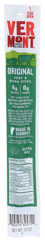Vermont Smoke and Cure Original Beef and Pork Stick, 1 Ounce -- 24 per case