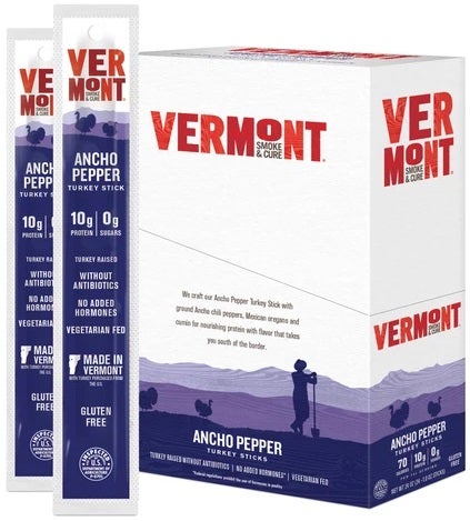 Vermont Ancho Pepper Turkey Sticks, 1 Ounce -- 48 per case