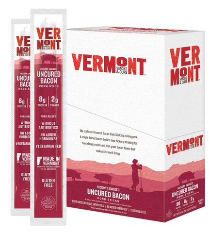Vermont Smoke And Cure Bacon Pork Stick, 1 Ounce -- 48 per case