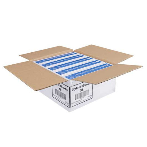 Spectrum Extra Large Poly Hybrid Gloves - 200 count per pack -- 5 packs per case